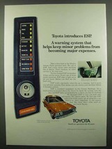 1974 Toyota Car Ad - Introduces ESP - $18.49
