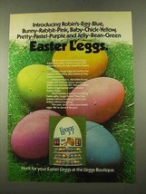 1975 Easter L&#39;eggs Panty Hose Ad - Robin&#39;s-Egg-Blue - £14.82 GBP