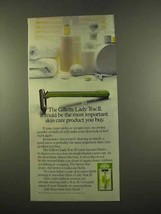 1975 Gillette Lady Trac II Razor Ad - Important - $18.49