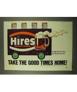 1975 Hires Root Beer Ad - Take the Good Times Home - £14.52 GBP