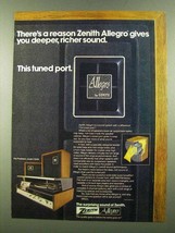 1974 Zenith Prestwick Model F594W Stereo Ad - £14.65 GBP