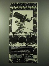 1975 Questar Olympus OM-1 Telescope Ad - £14.46 GBP