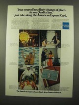 1975 American Express Ad - At Any Quality Inn - £14.61 GBP