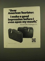 1975 American Tourister Attaches Ad - Good Impression - £14.54 GBP