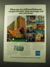 1975 American Express Ad - Stay at Howard Johnson&#39;s - £14.61 GBP