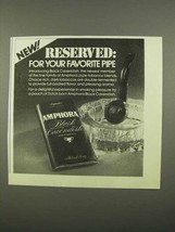 1975 Amphora Black Cavendish Tobacco Ad - Reserved - £14.74 GBP