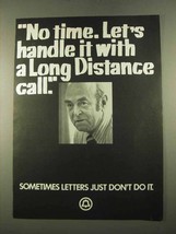 1975 Bell Long Distance Ad - No Time Lets Handle It - £14.72 GBP