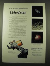 1975 Celestron 5 Telescope Ad - Compact-Portable - $18.49