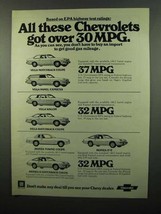 1975 Chevy Ad - Vega Panel Express, Monza 2+2 - $18.49