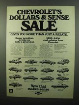 1975 Chevy Cars Ad - Nova, Vega, Monza 2+2 - $18.49