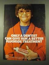 1975 Colgate Toothpaste Ad - Only a Dentist - $18.49