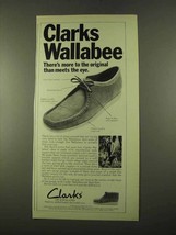 1975 Clarks Wallabee Shoe Ad - More Than Meets the Eye - £14.90 GBP