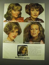 1975 Clairol Frost & Tip Hair Color Ad - Shy Not Timid - $18.49