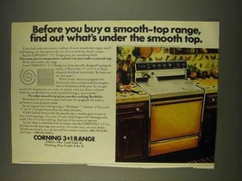1976 Corning 3+1 Range Ad - Before You Buy Smooth-Top - £14.55 GBP