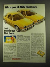 1975 Dial Soap Ad - Win a Pair of AMC Pacer Cars - £14.69 GBP