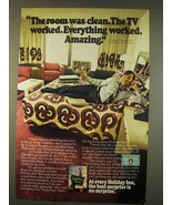 1976 Holiday Inn Ad - The Room Was Clean TV Worked - £14.78 GBP