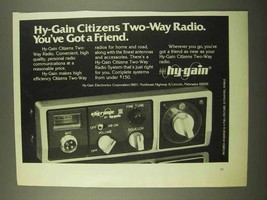 1975 Hy-Gain Hy-Range II Citizens Two-Way Radio Ad - A Friend - $18.49