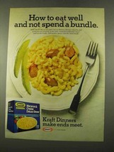 1975 Kraft Macaroni & Cheese Deluxe Dinner Ad - $18.49