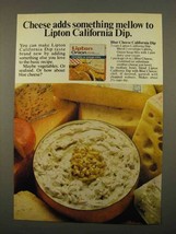 1975 Lipton Onion Soup Ad - Lipton California Dip - £14.66 GBP