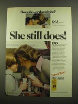 1975 Miss Clairol Hair Color Ad - She Still Does - $18.49