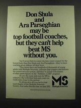 1975 National Multiple Sclerosis Society Ad - Don Shula - $18.49