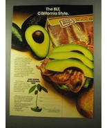 1975 Oscar Mayer Bacon Ad - The BLT California Style - $18.49