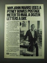 1975 Pitney Bowes Postage Meter Ad - John Marrs - £14.45 GBP