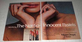 1975 Revlon Moon Drops Luminesque LipFrost Lipstick Ad - £14.73 GBP