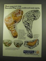 1975 Reynolds Wrap Ad - Wraps, Molds and Seals - £13.82 GBP