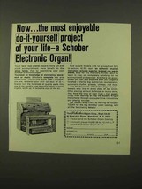 1975 Schober Electronic Organ Ad - Do-it-Yourself - £14.78 GBP