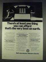 1977 Bell Labs and Western Electric Ad - Best on Earth - $18.49