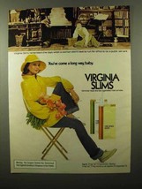 1975 Virginia Slims Cigarettes Ad - Come a Long Way - £14.56 GBP