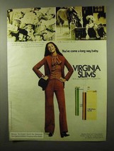 1975 Virginia Slims Cigarettes Ad - Long Way - £14.56 GBP