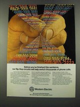 1975 Western Electric Ad - Flip-Flop Circuits Switch - £14.78 GBP