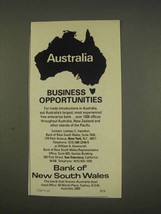 1976 Bank of New South Wales Ad, Business Opportunities - £14.53 GBP