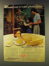 1976 Betty Crocker Yellow Cake Mix Ad - Butter Rich - £14.54 GBP