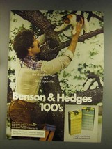 1976 Besnon &amp; Hedges 100&#39;s Cigarettes Ad, Disadvantages - $18.49