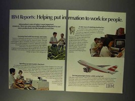 1977 IBM Computers Ad - Put Information to Work - $18.49