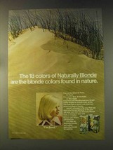 1976 Clairol Naturally Blonde Ad - The 18 Colors - £14.50 GBP