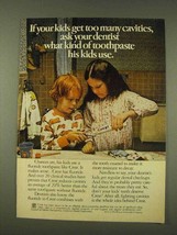 1976 Crest Toothpaste Ad - Ask Your Dentist - £14.50 GBP