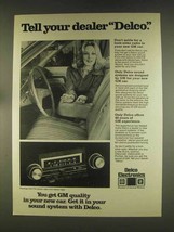 1976 Delco Radio Ad - Tell Your Dealer - $18.49