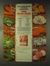 1976 Dixie Cups Ad - Burpee Seeds - £14.50 GBP