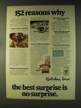 1976 Holiday Inn Ad - 152 Reasons Why - £14.65 GBP