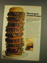 1976 Lipton Make-A-Better Burger Ad - Grow Better - $18.49