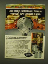 1976 Mirro-Matic Pressure Cookers and Canners Ad - £14.53 GBP