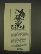 1976 Neiman-Marcus Christmas Book Ad - Take Care Of - £14.78 GBP