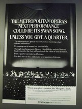 1977 Pioneer Electronics Ad - The Metropolitan Opera - £14.60 GBP