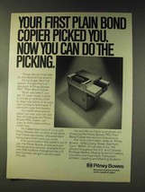 1976 Pitney Bowes PBC Plain Bond Copier Ad - Do Picking - £14.45 GBP