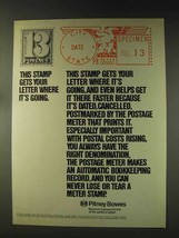 1976 Pitney Bowes Postage Meters Ad - This Stamp - £14.45 GBP