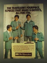 1976 Sears Travelknit Fourpiece Suit Ad - Tom Seaver - $18.49